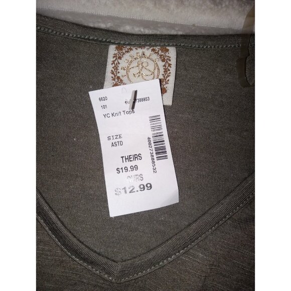 TruSelf Shirt Women's Size Large New With Tags - Picture 3 of 5